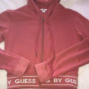 G by guess pink hoodie
